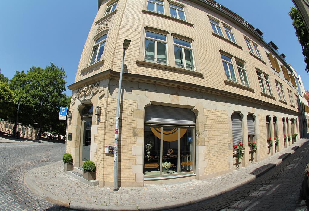 Schottennester Schlafen An Der Kraemerbruecke Erfurt Extérieur photo